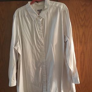 J.Jill White Button Down 3x